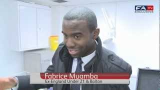 Fabrice Muamba Interview  England U21 10 Serbia U21 121012 [upl. by Gillian]