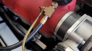 Ferrari 360 Fuel pump pressure check [upl. by Signe]