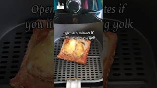 Air Fryer Egg Toast airfryer shorts [upl. by Reffinej]