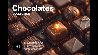 Chocolates Stock Graphics Download [upl. by Clarkin]