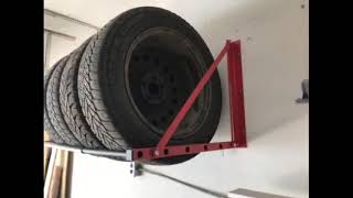 My product review MotoMaster Foldable Tire Rack [upl. by Jedthus]