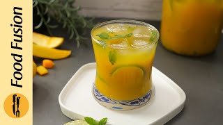 Mango Iced Green Tea Recipe by Food Fusion [upl. by Ysiad543]