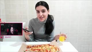 Pqueen Banu Berberoğlu İzliyor Dominos mukbang alışverişvlog [upl. by Aneleasor]