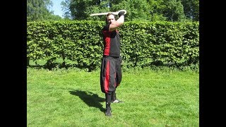 Joachim Meyers Four Dussack Drills  Part Three [upl. by Lapham856]