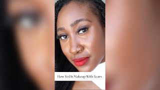 How To Fix Your Makeup After Watery Eyes [upl. by March]