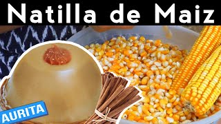 Receta de Natilla Colombiana de Maiz Para Hacer en Casa  Natilla de maiz para navidad con Aurita [upl. by Myrtie]