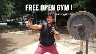 FREE OPEN GYM IN MUMBAI VLOG [upl. by Marigolda]