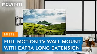 Full Motion TV Wall Mount with Extra Long Extension  MI393 Features [upl. by Sivad302]