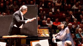 Mozart Piano Concerto No 20 K 466  Mitsuko Uchida Riccardo Muti CSO 2019510 Chicago [upl. by Deming]