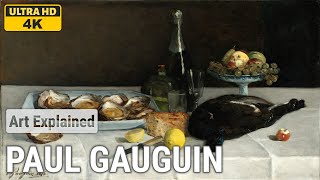 Paul Gauguin A collection of 10 oil paintings with title and year 18751880 4K [upl. by Hairu995]