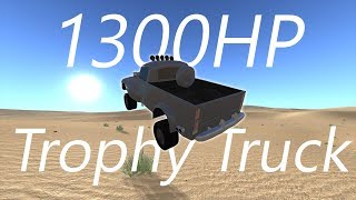 Unconventional 1300HP Trophy Truck Automation  BeamNG [upl. by Essila]