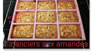 FRENCH FINANCIER RECIPE RECETTE DES FINANCIERS aux AMANDES [upl. by Posehn]