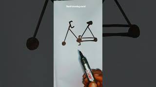 cycle little cycle art drawing technics art shorts viral trending [upl. by Devol]