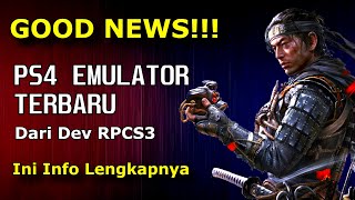 EMULATOR PS4 BARU DARI DEV RPCS3  MASA DEPAN CERAH EMULATOR SATU INI [upl. by Winonah51]