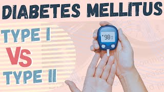 Type 1 Versus Type 2 Diabetes Mellitus Nursing [upl. by Euh812]