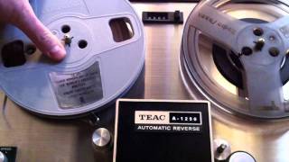 Review of a TEAC A1250 Reel to Reel Tape Deck [upl. by Niwhsa]