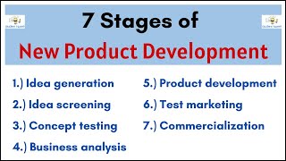 No26  Stages of New Product Development  Idea Generation  Screening  Testing  Analysis [upl. by Ertsevlis]