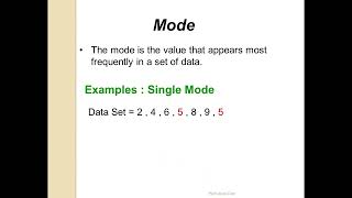 Finding Mean  Median  Mode  and Range  Umair Geo Tech [upl. by Sachsse]