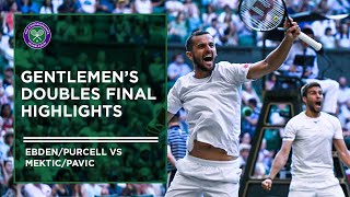 Ebden  Purcell vs Mektic  Pavic  Gentlemens Doubles Final Highlights  Wimbledon 2022 [upl. by Yaras282]