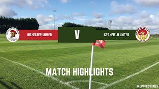 Irchester United v Cranfield United Match Highlights [upl. by Lilithe]