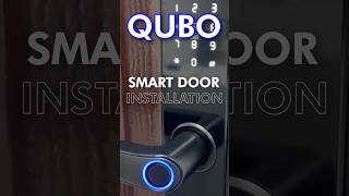 Qubo Smart Door Lock Installation amp Setup youtubeshorts tech qubo smartdoorlock [upl. by Sacken643]