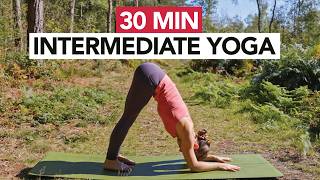 30 Min Intermediate Yoga Flow to Improve Strength amp Flexibility [upl. by Kathlin]