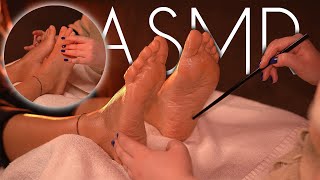 ASMR Foot Massage and Gentle Scratching  Journey Towards a Stressfree Life [upl. by Analaf]