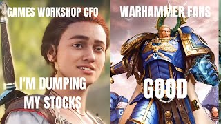 LUKE FLIPS Games Workshop CFO Dumps Stock as Warhammer FallsTheQuartering [upl. by Arama]