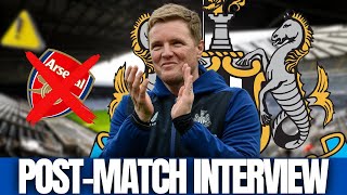 🔥BREAKING EDDIE HOWE RESPONDS TO ARTETAS COMMENTS ON ARSENAL DEFEAT [upl. by Anora822]