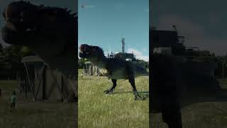 What happens when a Tarbosaurus escapes  Jurassic World Evolution 2 Cretaceous Predator Pack [upl. by Boaten]