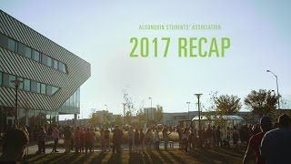 2017 Recap  Algonquin Students Association [upl. by Andrews]