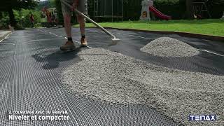 Tenax Gravel Lock composite pour le confinement du gravier parkings et allées de gravier [upl. by Missi]