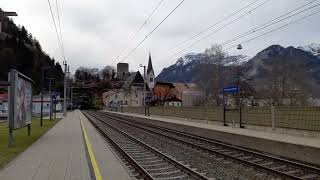 Rattenberg Kramsach Bahnhof S Bahn Bezirk Kufstein Tirol Austria [upl. by Esaertal716]