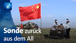 China schreibt Raumfahrtgeschichte mit Mondsonde [upl. by Alwyn463]