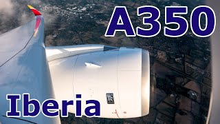 Airbus A350900  Iberia  Premium Economy Class  London to Madrid [upl. by Oisor]