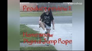 HOMESNEW DIGITAL JUMP ROPE REVIEW [upl. by Hudis404]