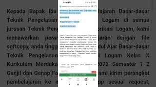 Modul Ajar Dasardasar Teknik Pengelasan dan Fabrikasi Logam Kurikulum Merdeka Kelas X Fase E [upl. by Ycats]