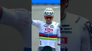 🌈 Mathieu van der Poel Wins his first CX back in Herentals [upl. by Essam]