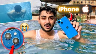 iPhone 13 Water Test 😱 Shocking Result  Will It Survive   iPhone UnderWater 💦 Test [upl. by Aneda]