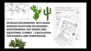 2023  2015 GEOGRAPHY P1 DETAILED REVISION ON CLIMATE  CALCULATION FOR RAINFALL AND TEMPERATURE [upl. by Htebazila739]