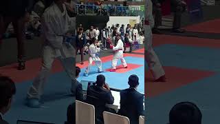 Junior Boy hit good punch in the last combatsport karate phonkculture martialarts karateclasses [upl. by Frasco]