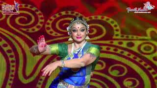 Actress Shobana Bharatanatyam Classical Performance Dance Indian Dance Festival21 [upl. by Leuqcar]