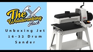 Unboxing a JET 1632 Drum Sander this thing is awesome jettools [upl. by Edmondo826]