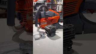 stihl chainsaw automobile бензопилы OleoMac GSH 56woodworking [upl. by Evangelin]