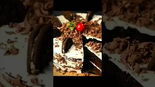 Oreo cake in pane 🥧cakerecipe oreochocolatecake cakeinpan [upl. by Dnalevelc]