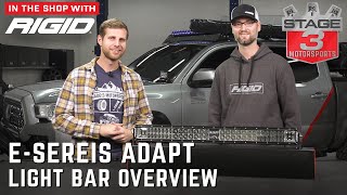 In The Shop With RIGID Adapt ESeries Light Bar Overview [upl. by Didier]