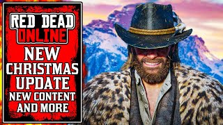 NEW CONTENT is Finally Here The NEW Red Dead Online CHRISTMAS UPDATE Today RDR2 [upl. by Elimac]