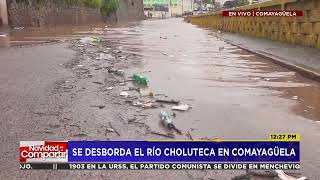 🚨¡Atención🚨 Se desborda el río Choluteca en Comayagüela [upl. by Fonzie713]