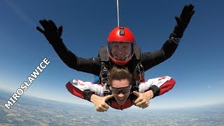 Jak wygląda skok ze spadochronem  Mirosławice  Olimpic Skydive [upl. by Landing]