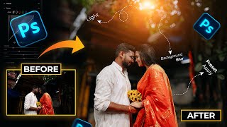 Pre Wedding Photo Editing Tutorial in Photoshop [upl. by Nitin]